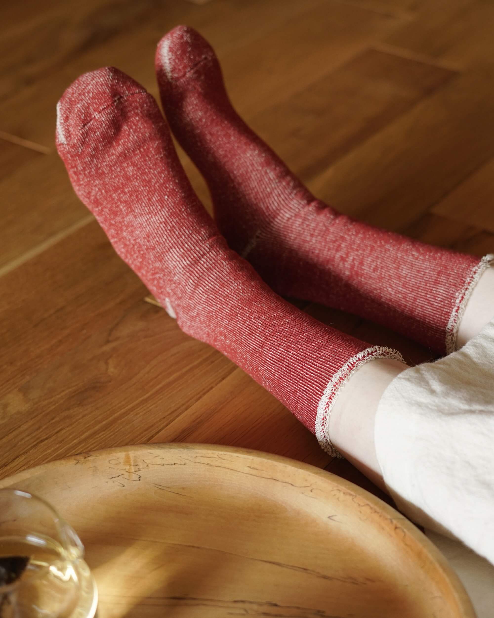 nishiguchi kutsushita : praha silk cotton lounge socks