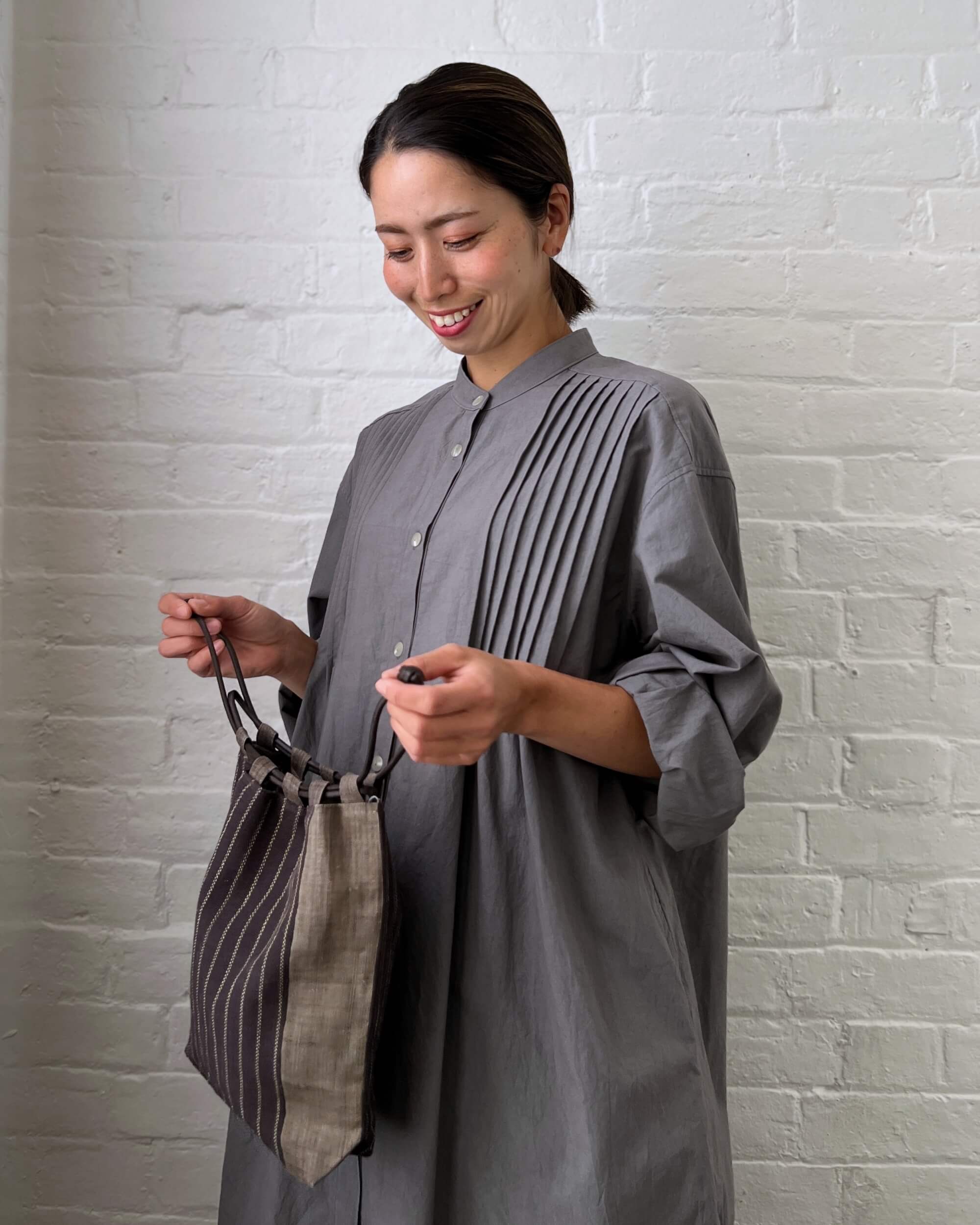 ban inoue : drawstring bag made in japan