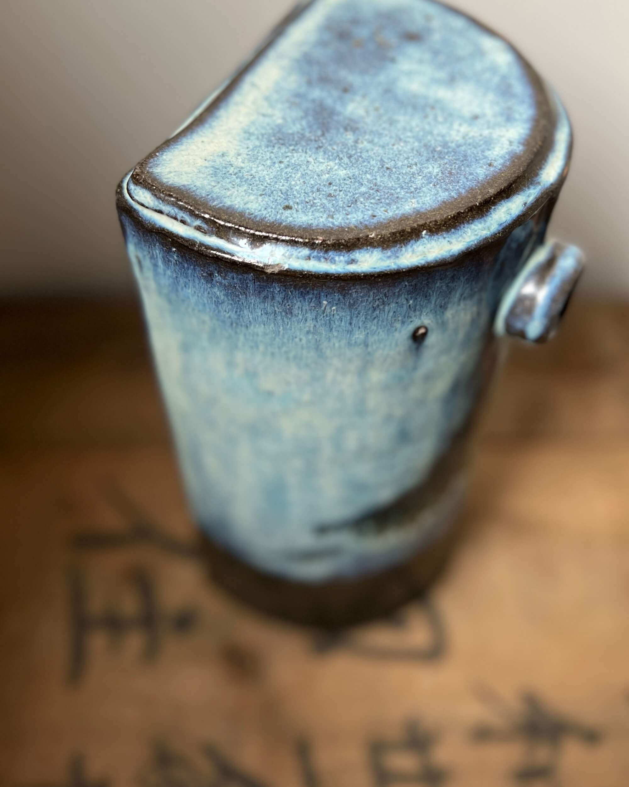 vintage japanese ceramic hot water bottle