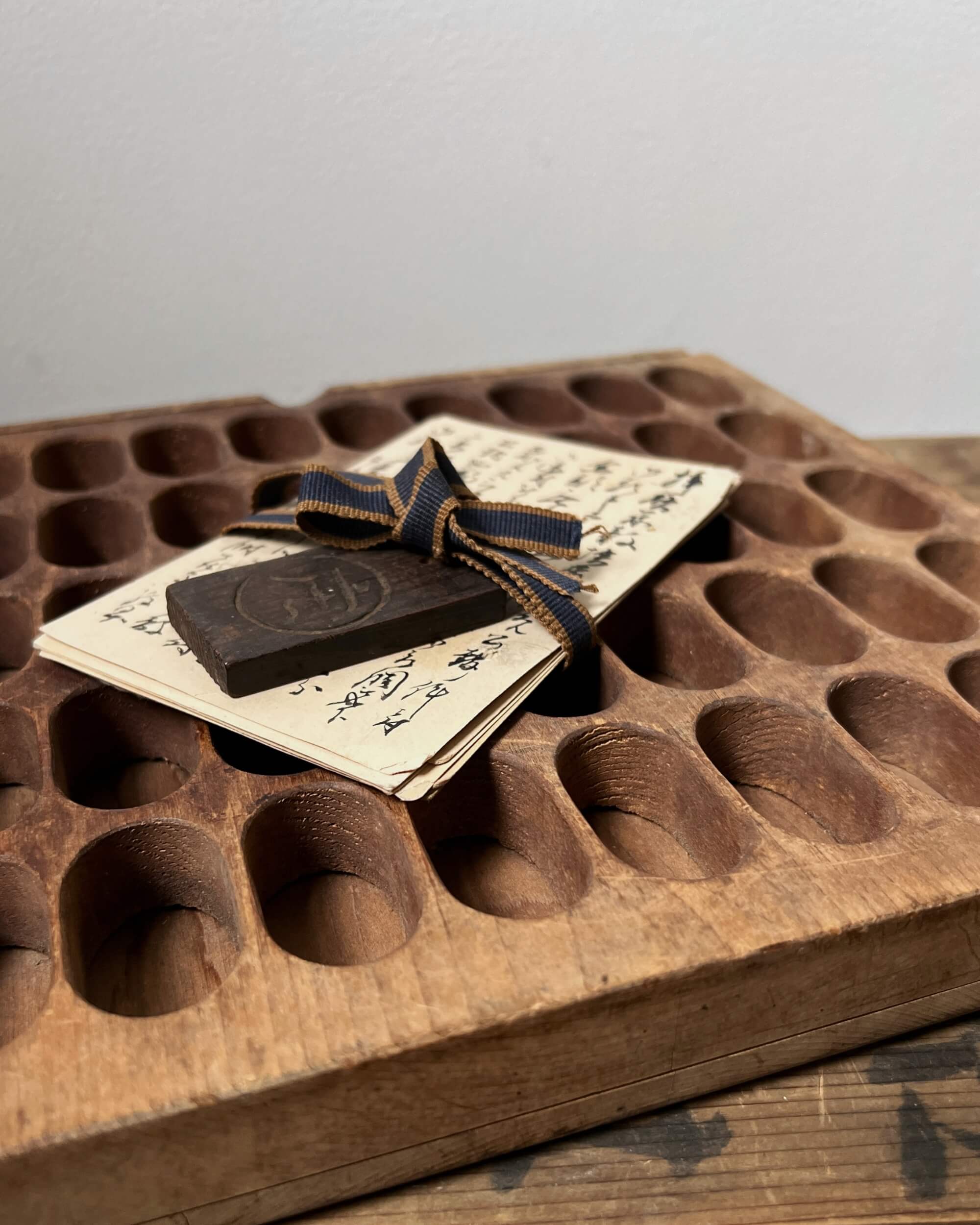 vintage japanese wooden tags