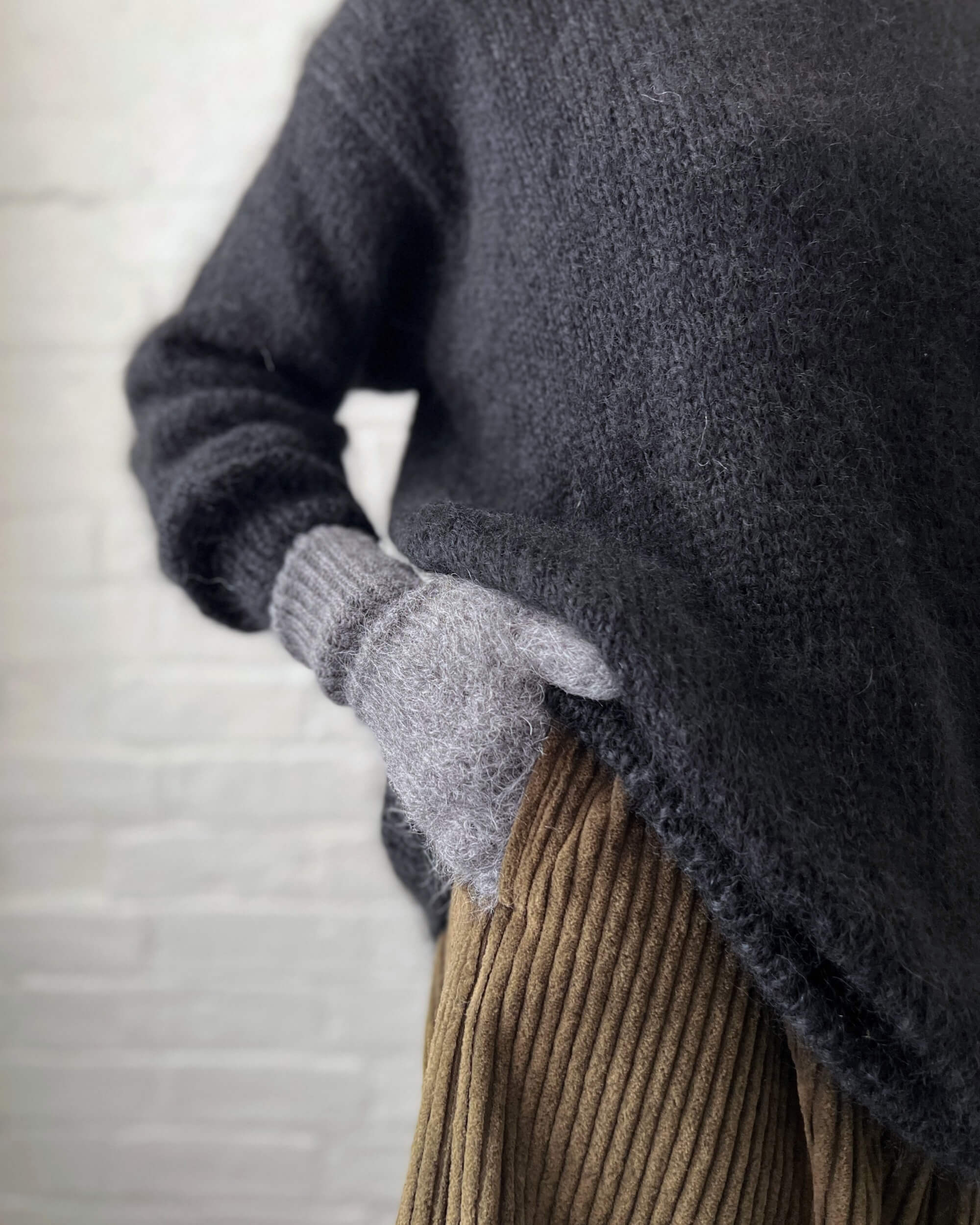 karakoram : alpaca wool gloves in flint