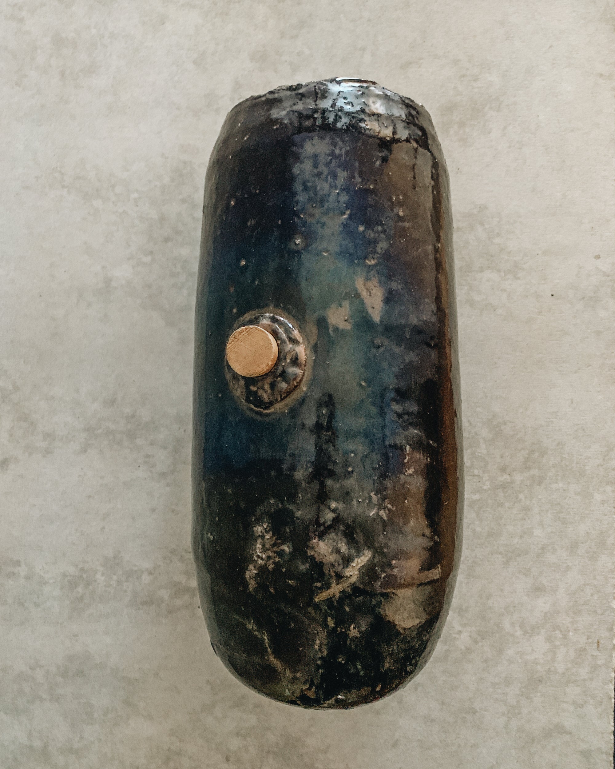 vintage japanese hot water bottle