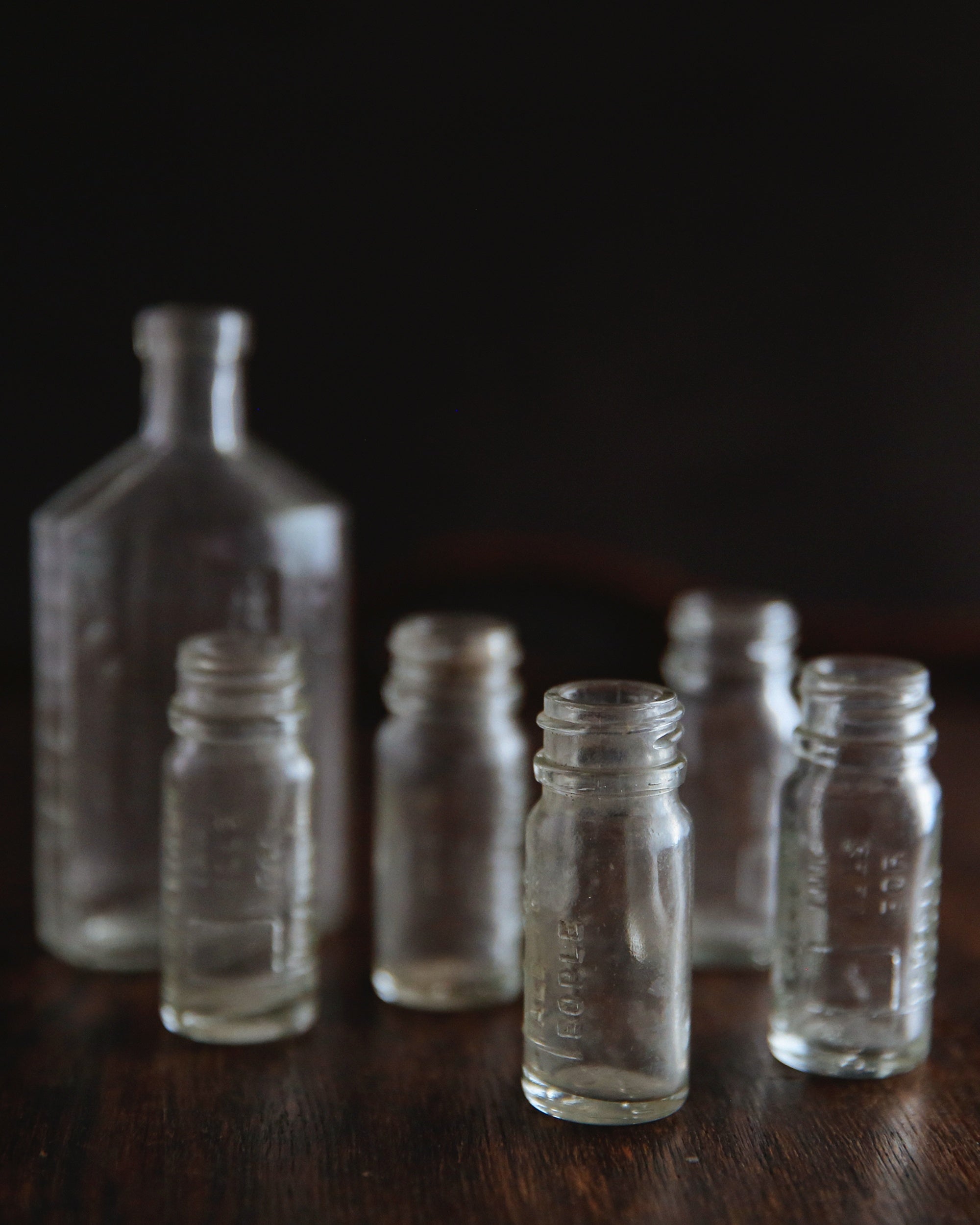 vintage japanese glass bottles