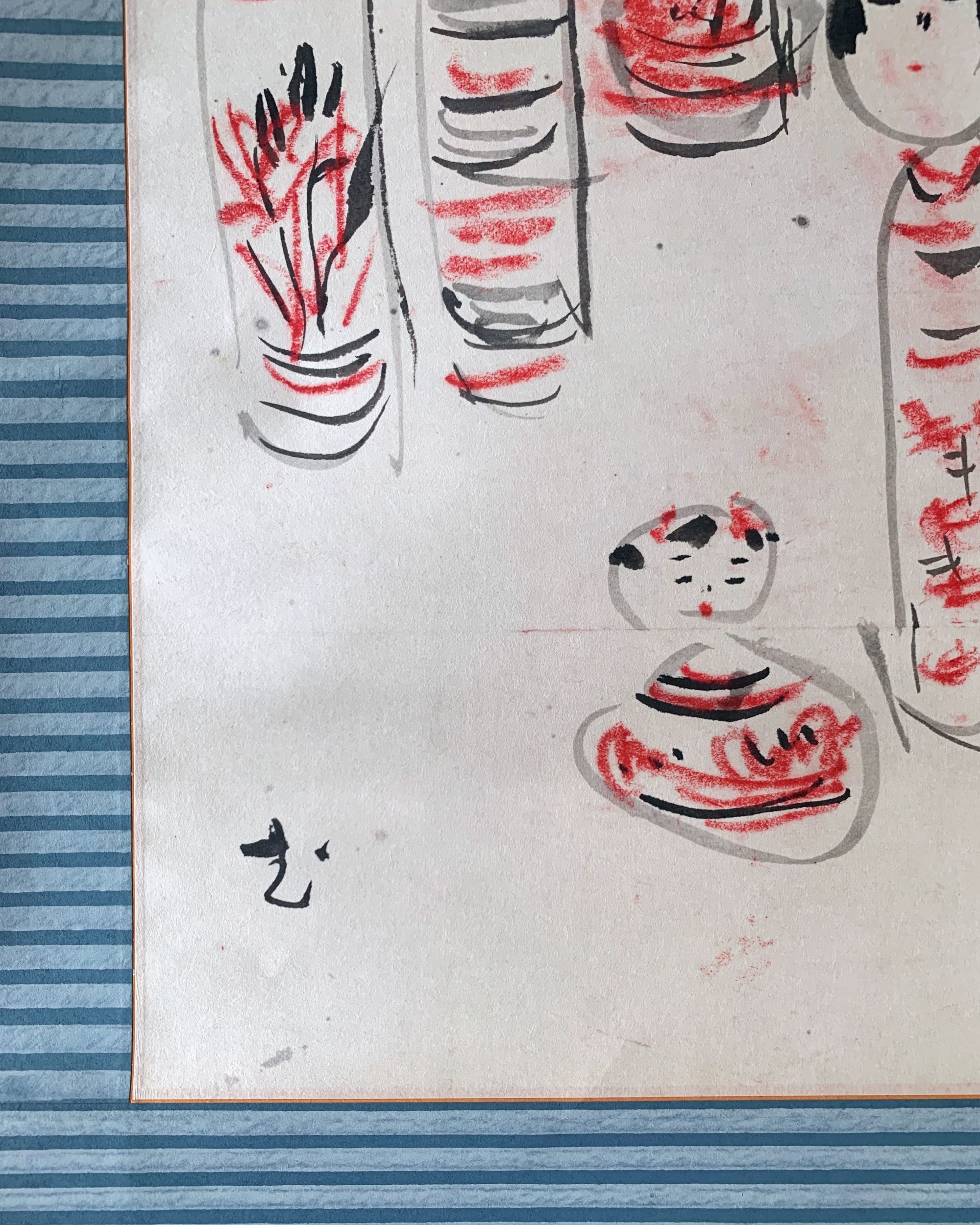 vintage japanese scroll